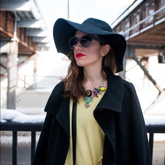 J. Crew Accessories - J. Crew wool floppy brim hat